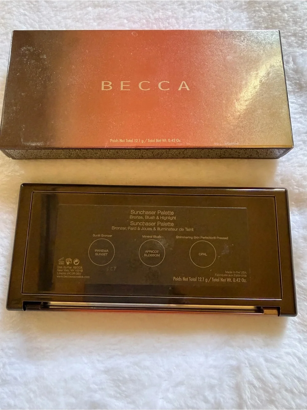Limited edition Becca sunchaser palette